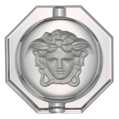 versace medusa lumiere 1 4 inch ashtray|Rosenthal Versace Medusa Lumiere Ashtrays .